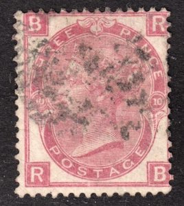 Great Britain Scott 49  plate 10  Fine used.  FREE...