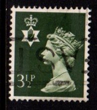 Northern Ireland - #NIMH3 Machin Queen Elizabeth II - Used