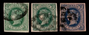 Cuba #18-20 used