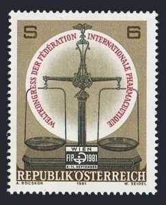 Austria 1185 two stamps,MNH.Mi 1679. Pharmaceutical Federation  Congress,1981.