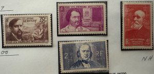 France 1939 Sc.B86-9 Unused NH