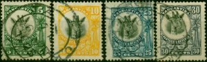 Tanganyika 1925 Colour Change Set of 4 SG89-92 Fine Used (3)