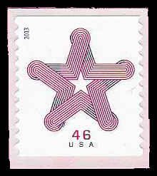 PCBstamps  US #4749 46c Patriotic Star, coil, MNH, (15)