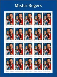 US 5275 Mister Rogers forever sheet MNH 2018