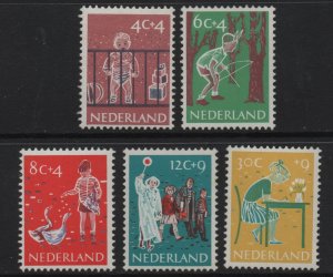 Netherlands  #B336-B340  MNH  1959  child welfare