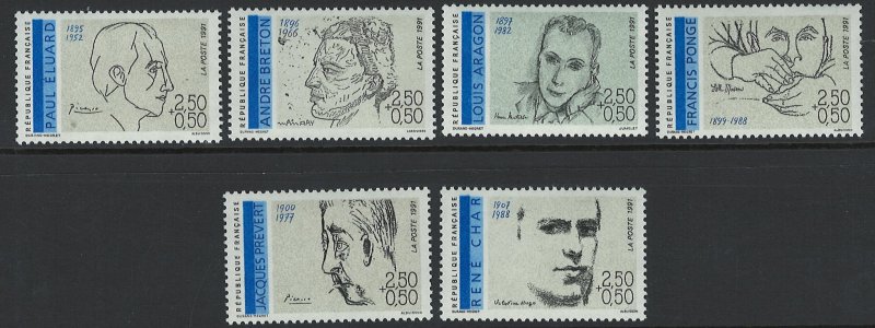 France Scott B628-B633 MNH! Complete Set! 