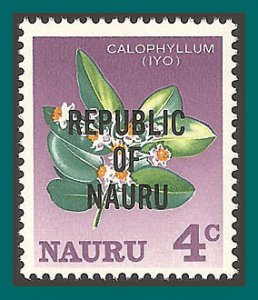 Nauru 1968 Independence, Calophyllum, 4c MNH 75,SG83