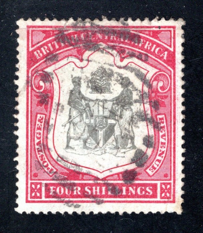 British Central Africa, #53, VF, Used,  CV $100.00  ..... 0800016