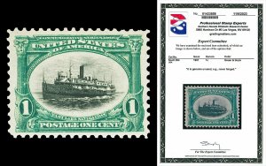 Scott 294 1901 1c Pan-American Issue Mint VF OG NH with PSE CERTIFICATE