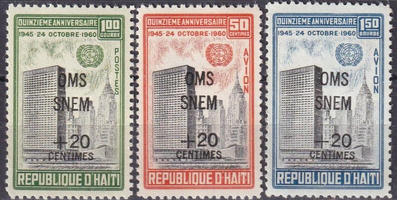 Haiti #B21, CB35-6 MNH (K2087)