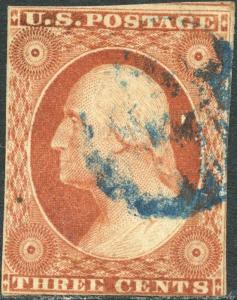 #10 F-VF USED WITH BLUE CANCEL CV $205.00 BP1251