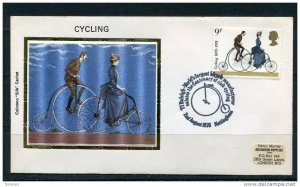Great Britain 1978 First Day Cover Special cancel Colorano Silk Cachet Sport B