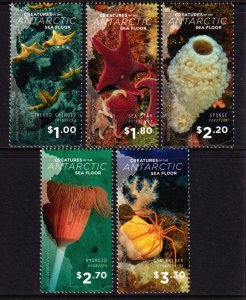 Ross Dependency 2016 Marine Life Complete Mint MNH Set