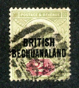 1891 Bechuanaland Sc.# 34 used cv $5 ( 644 BCXX )