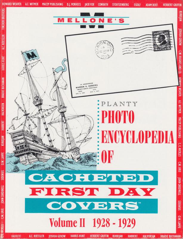 Mellone's Planty Photo Encyclopedia of Cacheted FDCs, Volume II, 1928-1929. NEW