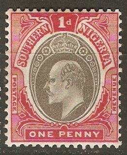 Southern Nigeria 22 SG 21 MLH F/VF 1904 SCV $14.00