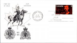 Canada 1973 FDC - NW Mounted Police - Ottawa, Ont - F78873