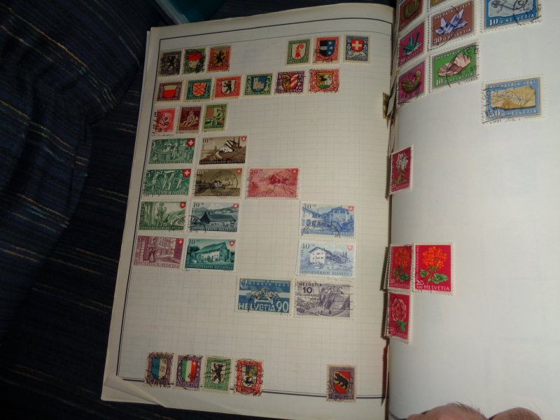 SWITZERLAND COLLECTION ON ALBUM PAGES, MINT/USED