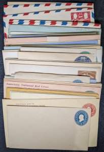 EDW1949SELL : USA Group of ~80 unused stamped envelopes most pre 1930.