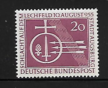 GERMANY 732 MNH ORB AND SYMBOLS OF BATTLE