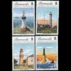 BERMUDA 1996 - Scott# 727-30 Lighthouses Set of 4 NH