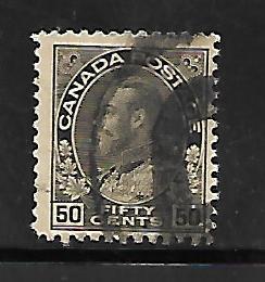 CANADA, 120,  USED, KING GEORGE V