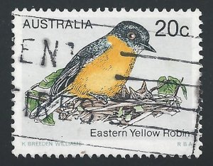 Australia #716 20c Bird - Eastern Yellow Robin