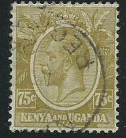 Kenya & Uganda SG 86 Used