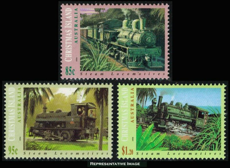 Christmas Islands Scott 360-362 Mint never hinged.