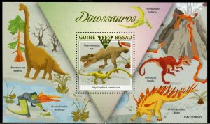 GUINEA BISSAU 2019  DINOSAURS SOUVENIR SHEET MINT NEVER HINGED