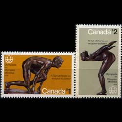 CANADA 1975 - Scott# 656-7 Olympics Set of 2 NH
