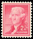 1033 Thomas Jefferson F-VF MNH single