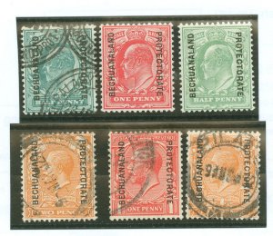 Bechuanaland Protectorate #76/77/86/97/99/80 Used Single