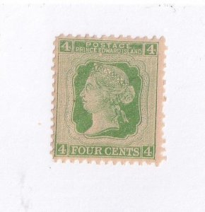 PRINCE EDWARD ISLAND # 14 VF-MNH 4cts QUEEN VICTORIA CAT VALUE $40 (PEI4) 