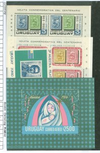 Uruguay #C309a/401 Mint (NH) Souvenir Sheet