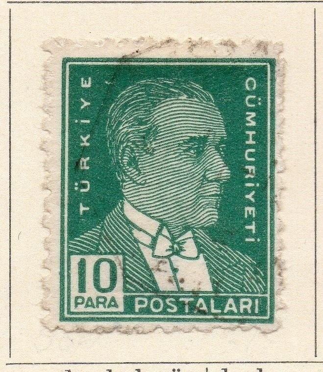 Turkey 1931-32 Early Issue Used 10p. 185248