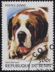 Benin unlisted (used cto) 300f dogs: St. Bernard (2000)