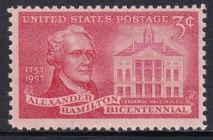 1086 Alexander Hamilton MNH