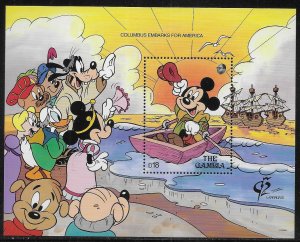 Gambia 1227-1231 Disney Grenada '92 MNH c.v. $14.15