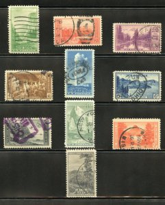 United States Scott 740-749 - UF-VFLH - Complete National Parks Set - SCV $7.00