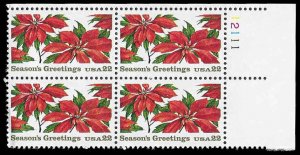 PCBstamps  US #2166 PB 88c(4x22c)Christmas-Season's Greetings, MNH, (PB-3)