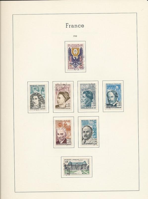 FRANCE 1960/75 Used Lighthouse Album Collection(500+)ALB819