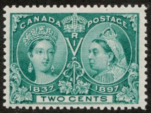 1897 Canada Sc# 52 - 2¢ Queen Victoria Diamond Jubilee - MNH Cv $24