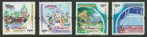 HONG KONG SC#1022-1025 Disneyland (2003) MNH