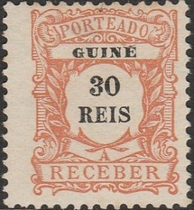 Portuguese Guinea, #J4 MNG From 1904