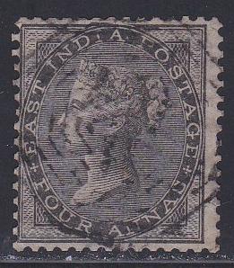 India # 16, Queen Victoria, Used, 1/3 Cat.