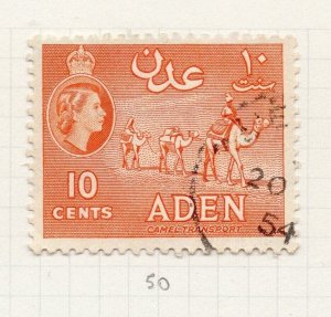 Aden 1953 QEII Early Issue Fine Used 10c. NW-206605