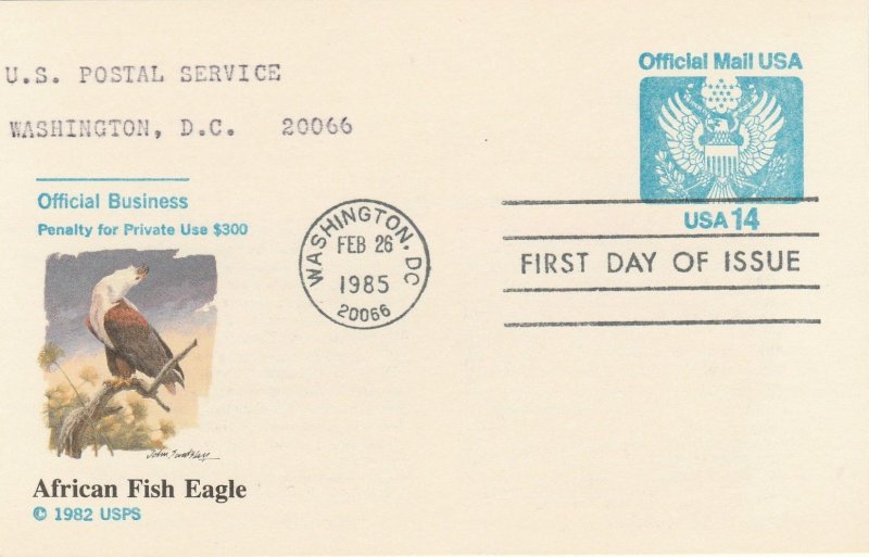 Scott# UZ3 UPSS#O3 Fleetwood FDC US Postal Card.