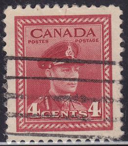 Canada 254 King George VI WWII War 1943