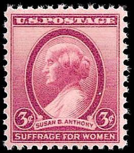 # 784 MINT NEVER HINGED SUSAN B. ANTHONY